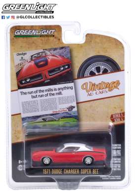 Dodge  - Charger 1971 red - 1:64 - GreenLight - 39060A - gl39060A | Toms Modelautos