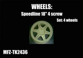 Accessoires Wheels & tires - 1:24 - MF Zone - MFZ-TK2436 - MFZTK2436 | Toms Modelautos