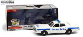 Dodge  - Coronet 1976 white/blue - 1:24 - GreenLight - 85521 - gl85521 | Toms Modelautos