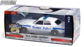Dodge  - Coronet 1976 white/blue - 1:24 - GreenLight - 85521 - gl85521 | Toms Modelautos