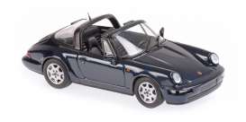 Porsche  - 911 Targa 1991 green metallic - 1:43 - Maxichamps - 940061361 - mc940061361 | Toms Modelautos