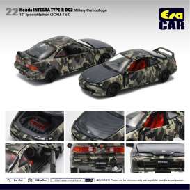 Honda  - Integra Type R DC2 army camouflage - 1:64 - Era - HA20DC2RF22 - Era20DC2RF22 | Toms Modelautos