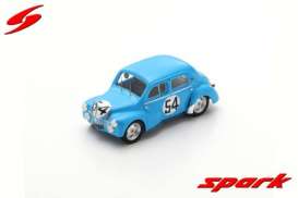 Renault  - 4CV 1952 blue - 1:43 - Spark - S5224 - spaS5224 | Toms Modelautos
