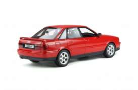 Audi  - 80 Quattro 1994 red - 1:18 - OttOmobile Miniatures - 350 - otto355 | Toms Modelautos