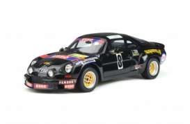 Renault  - A110 1976 black - 1:18 - OttOmobile Miniatures - OT857 - otto857 | Toms Modelautos