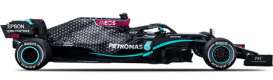 Mercedes Benz  - W11 EQ Power+ 2020 black/silver/green - 1:43 - Spark - s6466 - spas6466 | Toms Modelautos