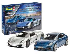 Porsche  - Panamera/918 Spyder  - 1:24 - Revell - Germany - 05681 - revell05681 | Toms Modelautos
