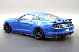Ford  - Mustang GT 5.0 coupe 2019 kona blue - 1:18 - Diecast Masters - 61003 - DM61003 | Toms Modelautos