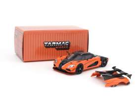 Koenigsegg  - Agera RS orange/black - 1:64 - Tarmac - T64G-005-OR - TC-T64G005-OR | Toms Modelautos