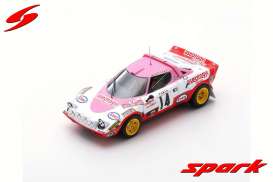 Lancia  - Stratos 1977 white/green/red - 1:43 - Spark - s9101 - spas9101 | Toms Modelautos