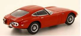 Toyota  - 2000GT red - 1:64 - Kyosho - 6502R - kyo6502R | Toms Modelautos