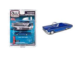 Chevrolet - Impala SS convertible 1962 candy blue - 1:64 - Auto World - CP7662 - AWCP7662 | Toms Modelautos Chevrolet - Impala SS convertible 1962 candy blue - 1:64 - Auto World - CP7662 - AWCP7662 | Toms Modelautos