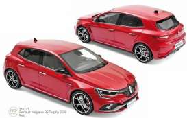 Renault  - Megane RS 2019 red - 1:18 - Norev - 185223 - nor185223 | Toms Modelautos