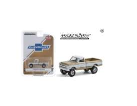 Chevrolet  - K10 pick-up 1969 gold/white - 1:64 - GreenLight - 51336 - gl51336 | Toms Modelautos