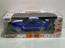 Ford  - Mustang GT 2015 blue/white - 1:16 - Jada Toys - 30723 - jada30723 | Toms Modelautos