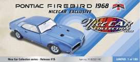 Pontiac  - Firebird 1968 blue - 1:18 - Acme Diecast - 1805211NC - acme1805211NC | Toms Modelautos