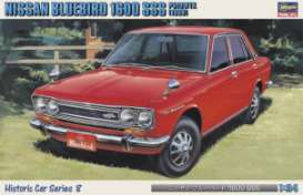 Nissan  - Bluebird 1600 SS 1969  - 1:24 - Hasegawa - 21108 - has21208 | Toms Modelautos