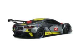 Chevrolet  - Corvette 2020 grey/yellow - 1:18 - GT Spirit - 307 - GT307 | Toms Modelautos