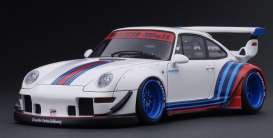 Porsche  - RWB 993 white/blue/red - 1:18 - Ignition - IG1957 - IG1957 | Toms Modelautos