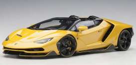 Lamborghini  - Centenario Roadster yellow - 1:18 - AutoArt - 79117 - autoart79117 | Toms Modelautos