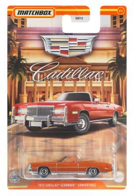 Cadillac  - Eldorado convertible 1975 red - 1:64 - Matchbox - GWH02 - MBGWH02 | Toms Modelautos
