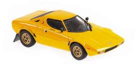 Lancia  - Stratos 1974 yellow - 1:43 - Maxichamps - 940125021 - mc940125021 | Toms Modelautos