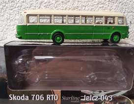 Jelcz  - 043 beige/green - 1:87 - Brekina - 58259 - brek58259 | Toms Modelautos