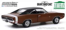 Dodge  - Charger 1970 dark brunt orange - 1:18 - GreenLight - 19077 - gl19077 | Toms Modelautos