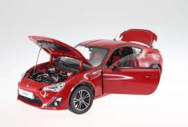 Toyota  - GT86 2014 lightning red - 1:18 - Dorlop - dorCD1806Br | Toms Modelautos