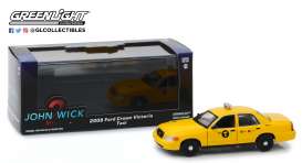 Ford  - Crown Victoria 2008 yellow - 1:43 - GreenLight - 86561 - gl86561 | Toms Modelautos