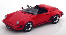 Porsche  - 911 Speedster 1989 red - 1:18 - KK - Scale - 180451 - kkdc180451 | Toms Modelautos