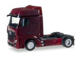 Mercedes Benz  - Actros red - 1:87 - Herpa - 159500-007 - herpa159500-007 | Toms Modelautos