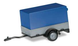 Trailer  - blue - 1:87 - Herpa - H051576-003 - herpa051576-003 | Toms Modelautos