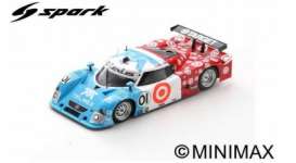Riley  - MK XI 2007 blue/red/white - 1:43 - Spark - 43DA07 - spa43DA07 | Toms Modelautos