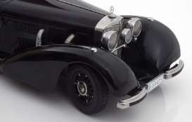 Mercedes Benz  - 540K *Autobahnkurier* 1938 black - 1:18 - KK - Scale - dc180081 - kkdc180081 | Toms Modelautos