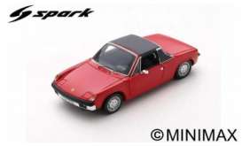 Porsche  - 914/6 1973 red - 1:43 - Spark - s4563 - spas4563 | Toms Modelautos