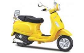 Vespa  - 2014 yellow - 1:18 - Maisto - 16887y - mai16887y | Toms Modelautos