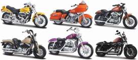 Harley Davidson  - various - 1:18 - Maisto - 34360-38 - mai34360-38A | Toms Modelautos