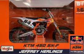 KTM  - orange/blue/white - 1:6 - Maisto - 32228 - mai32228 | Toms Modelautos