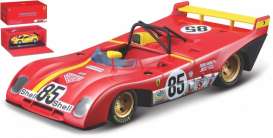 Ferrari - 312 P 1972 red/yellow - 1:43 - Bburago - 36302R - bura36302r | Toms Modelautos Ferrari - 312 P 1972 red/yellow - 1:43 - Bburago - 36302R - bura36302r | Toms Modelautos