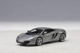 McLaren  - grey metallic - 1:43 - AutoArt - 56002 - autoart56002 | Toms Modelautos