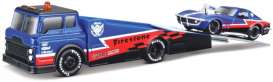 Chevrolet  - Corvette 1969 blue/red/black - 1:64 - Maisto - 15055-07134 - mai15055-07134 | Toms Modelautos