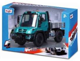 Mercedes Benz Unimog - turquoise/grey - 1:64 - Maisto - 21238-19144 - mai21238-19144 | Toms Modelautos Mercedes Benz Unimog - turquoise/grey - 1:64 - Maisto - 21238-19144 - mai21238-19144 | Toms Modelautos