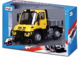 Mercedes Benz Unimog - yellow/grey - 1:43 - Maisto - 21238-19143 - mai21238-19143 | Toms Modelautos