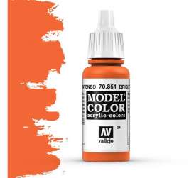 Paint Accessoires - Bright Orange - Vallejo - val70851 - val70851 | Toms Modelautos