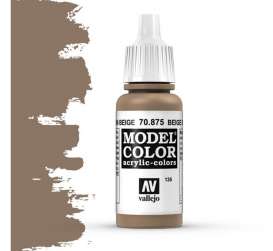 Paint Accessoires - Beige Brown - Vallejo - val70875 - val70875 | Toms Modelautos