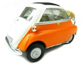 BMW  - Isetta 250 orange/white - 1:43 - Cararama - 12370 - cara12370 | Toms Modelautos