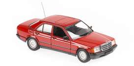 Mercedes Benz  - 190E 1984 red - 1:43 - Maxichamps - 940034102 - mc940034102 | Toms Modelautos