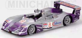 Audi  - 2004 silver/purple - 1:43 - Minichamps - 400041308 - mc400041308 | Toms Modelautos