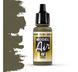 Paint Accessoires - AMT-4 Camouflage Green - Vallejo - val71301 - val71301 | Toms Modelautos
